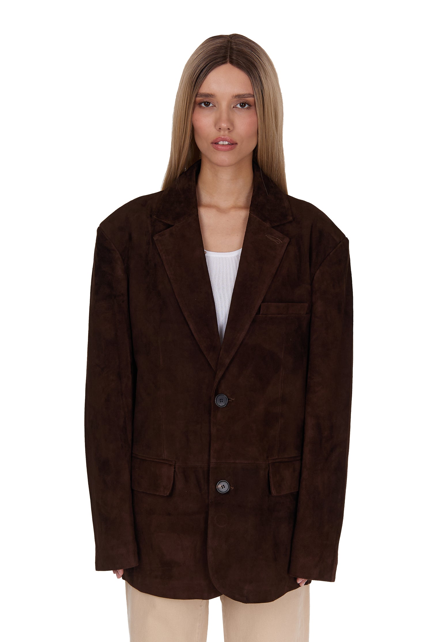Belluno Blazer — Brown