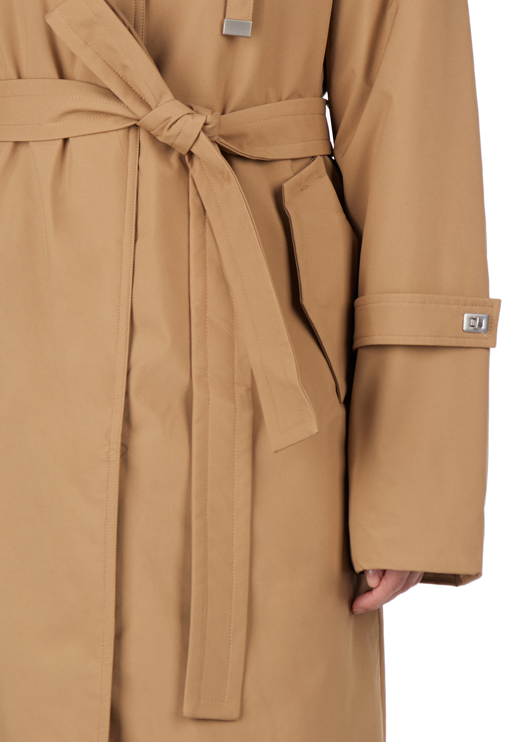 Brown Sfilato trench coat - view 4