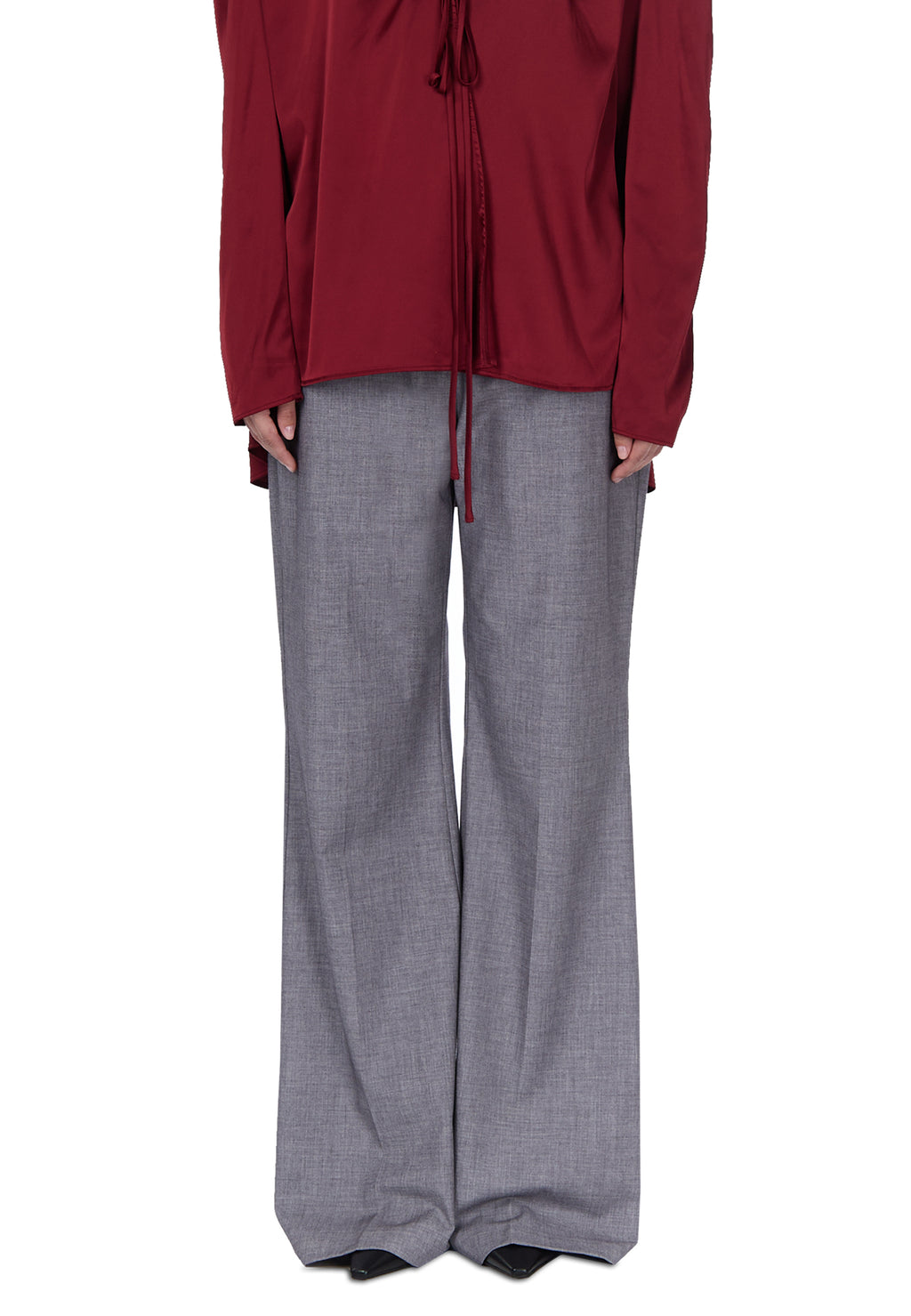 Gray Sfilato trousers - view 4