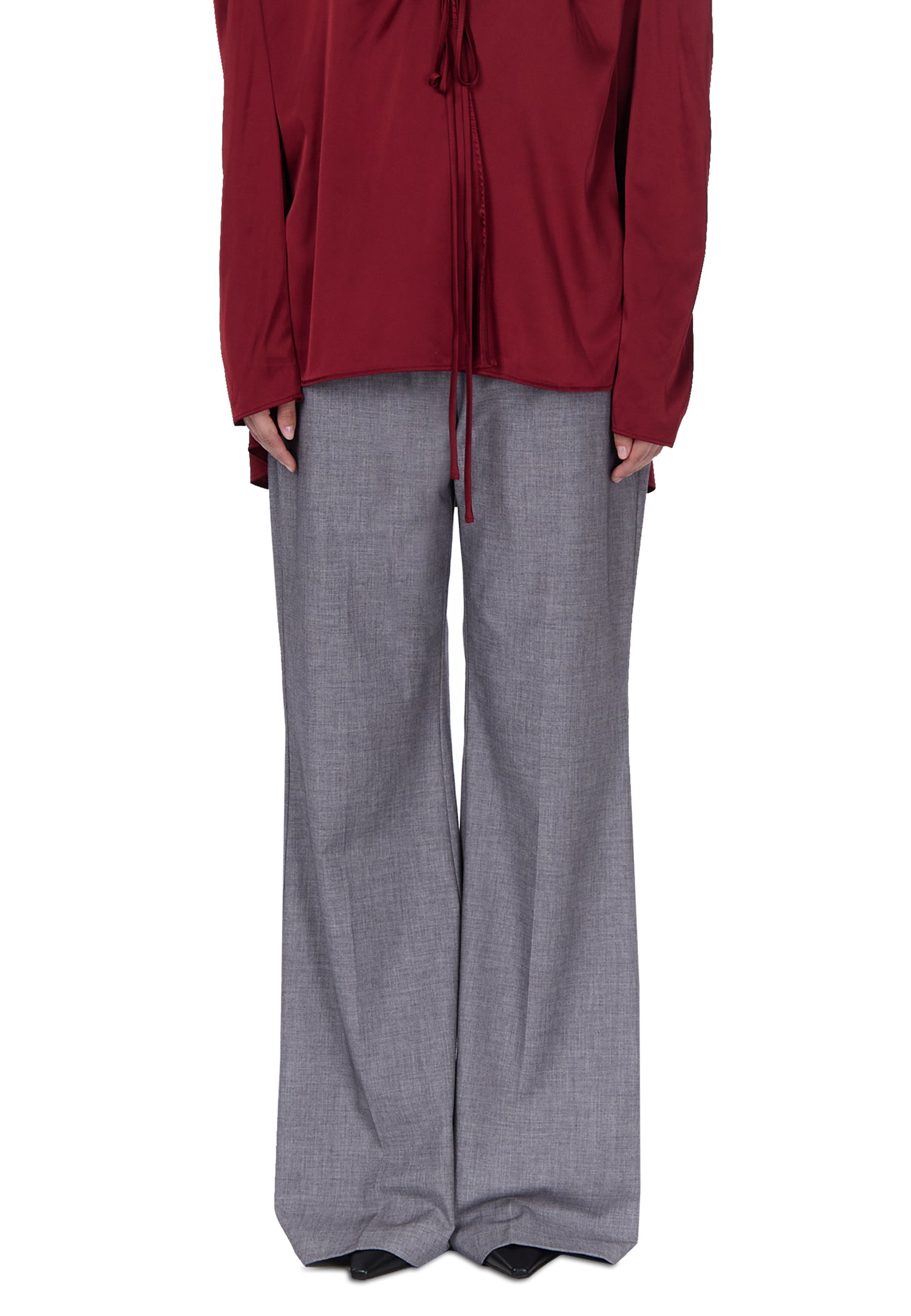 Gray Sfilato trousers - view 4