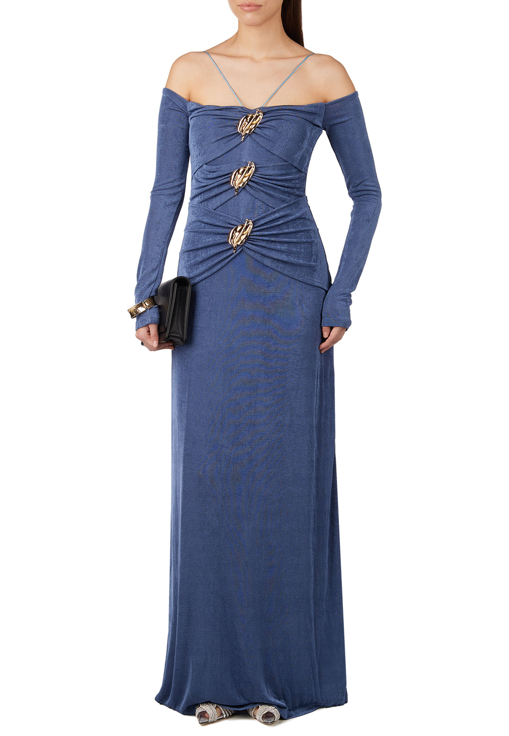 Navy Sfilato dress - view 4