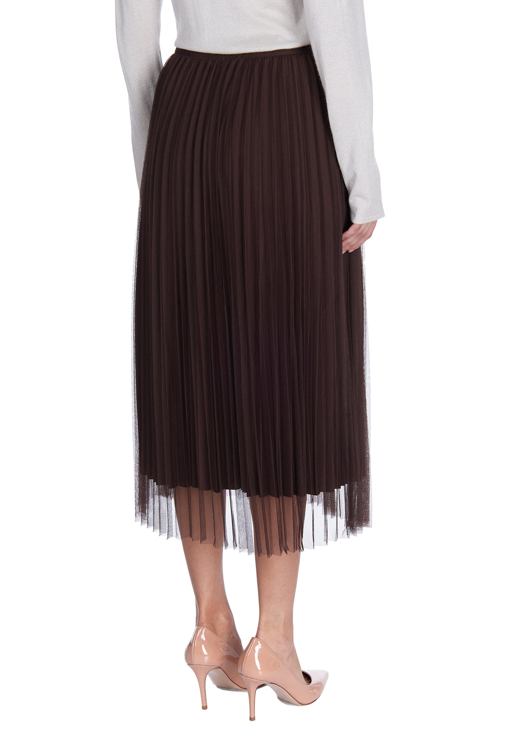 Black Sfilato tulle skirt - view 5