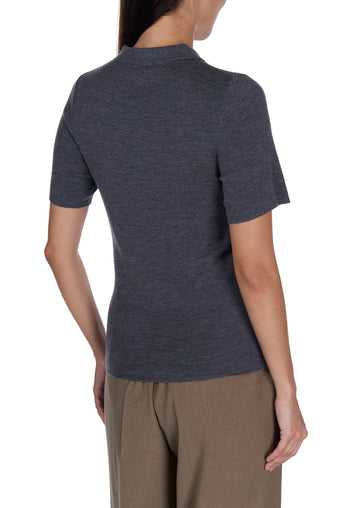 Navy Sfilato polo - view 5