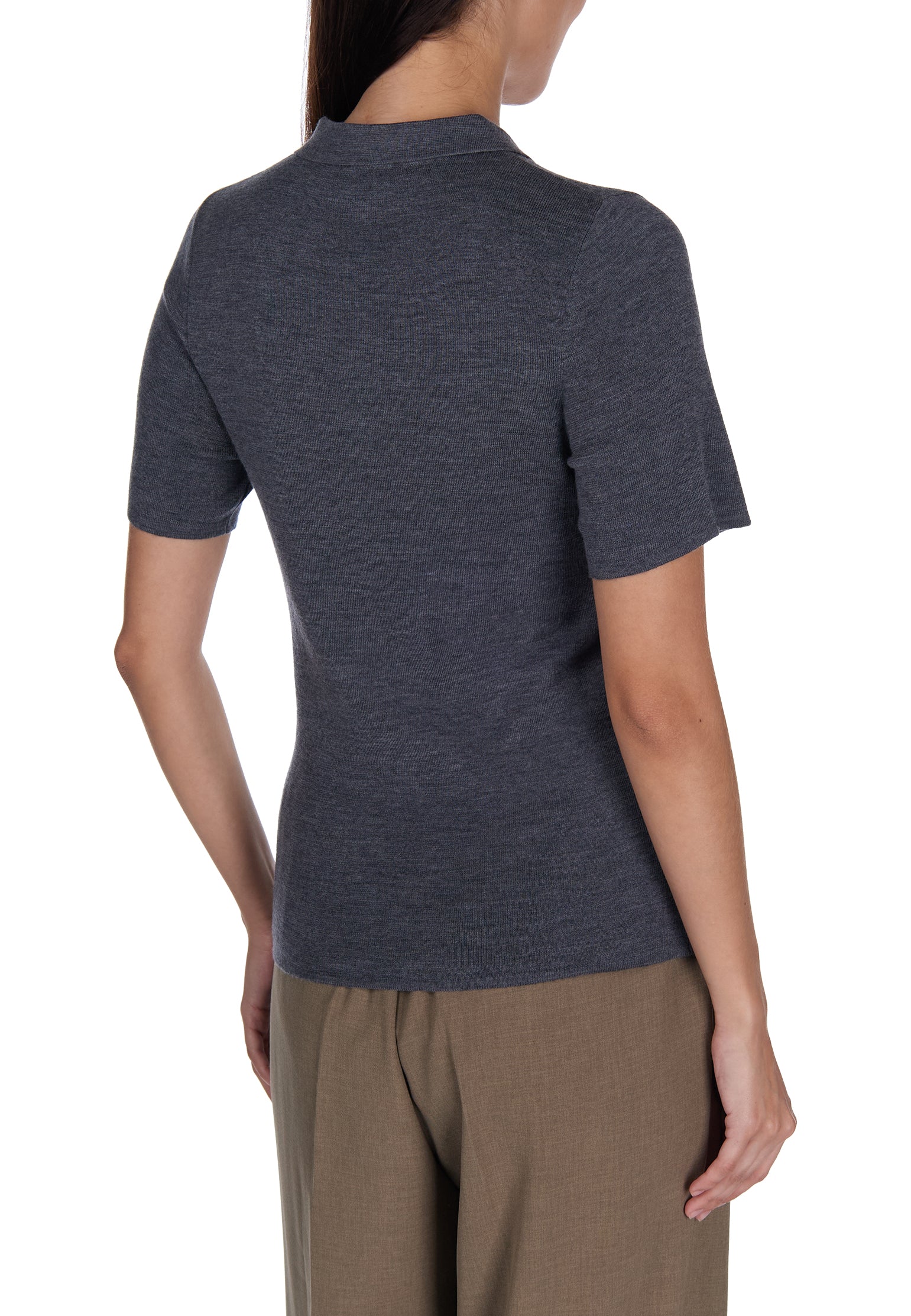 Navy Sfilato polo - view 5