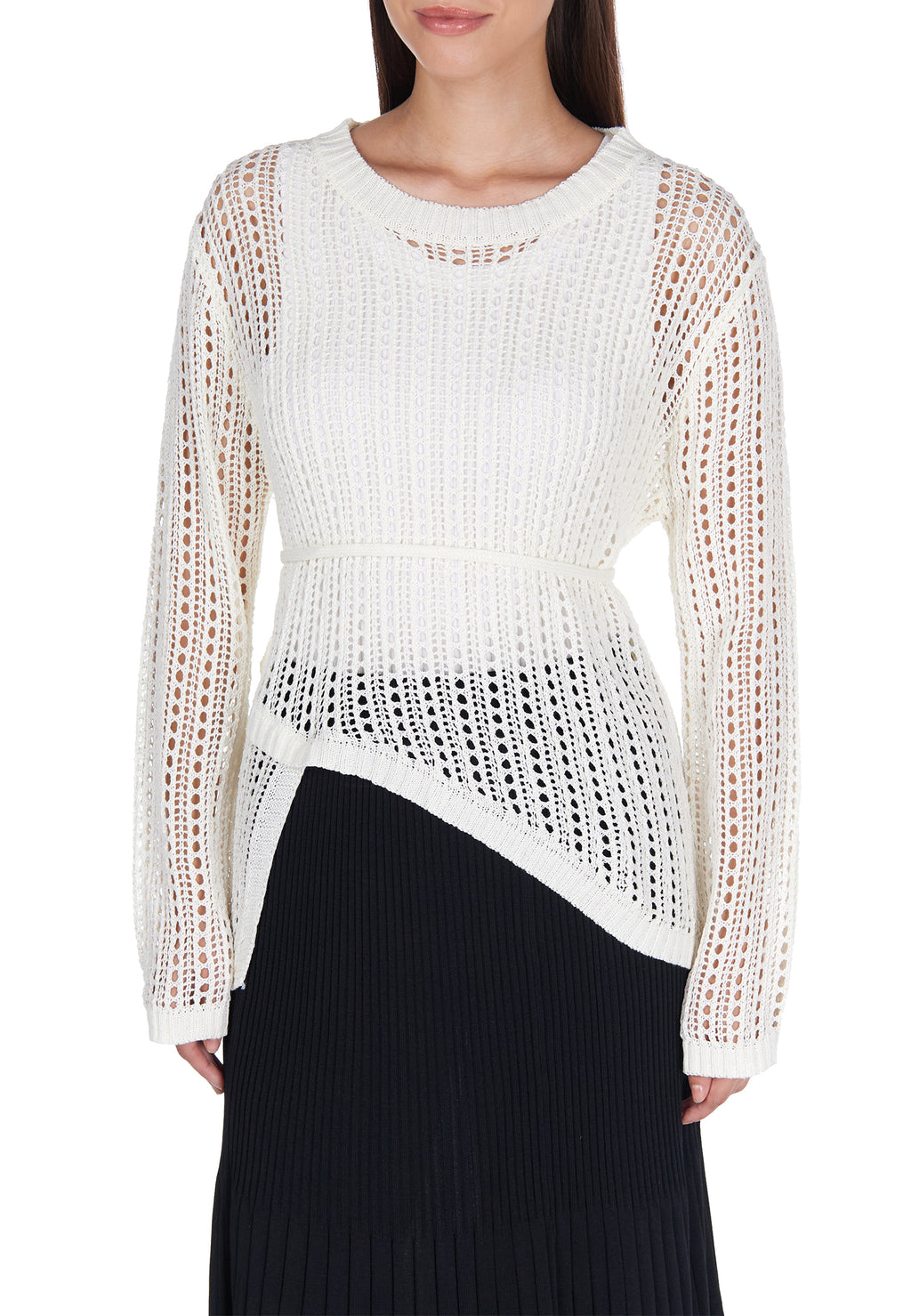Black and White Sfilato jumper - view 5