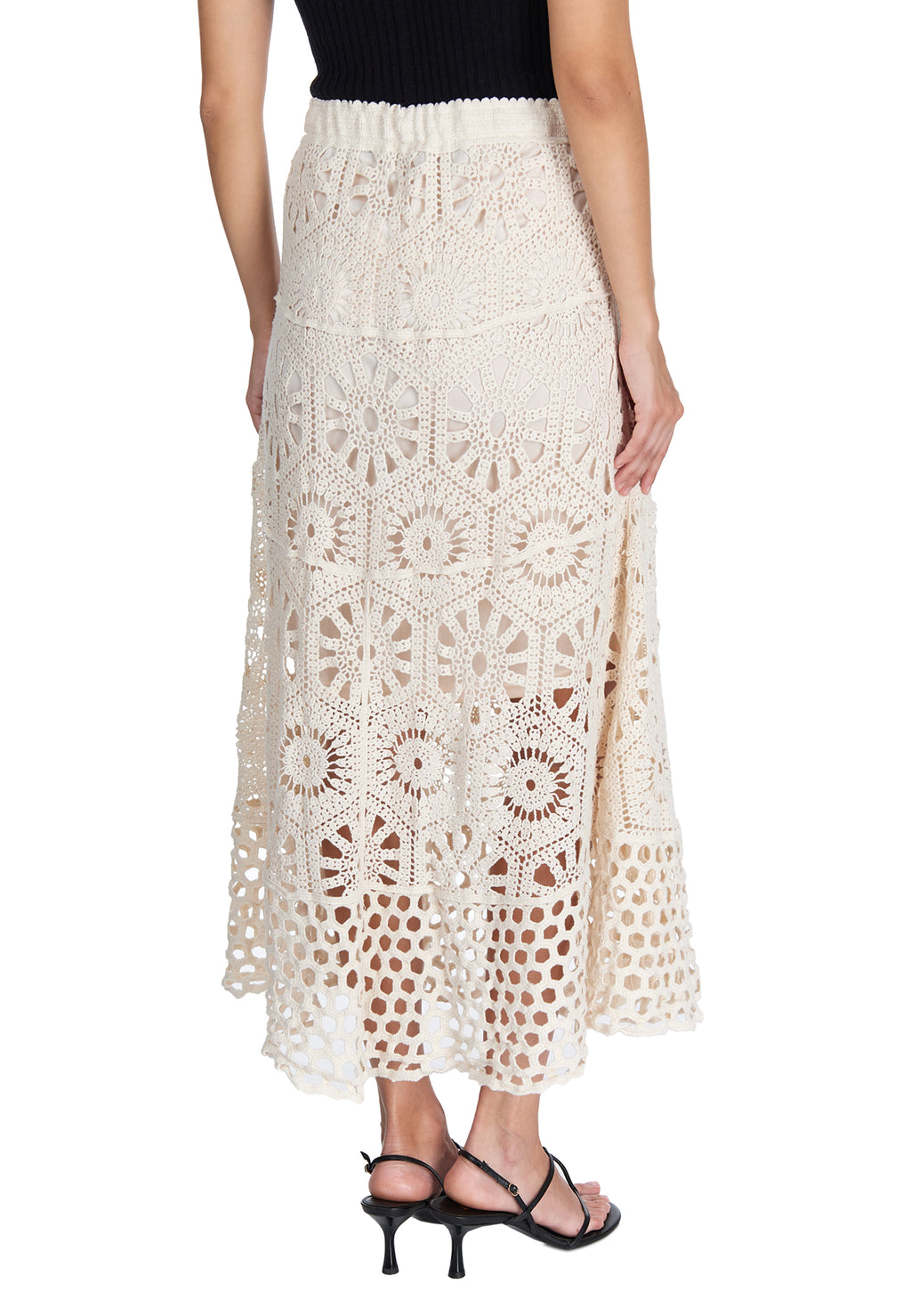 Gray Sfilato skirt - view 5