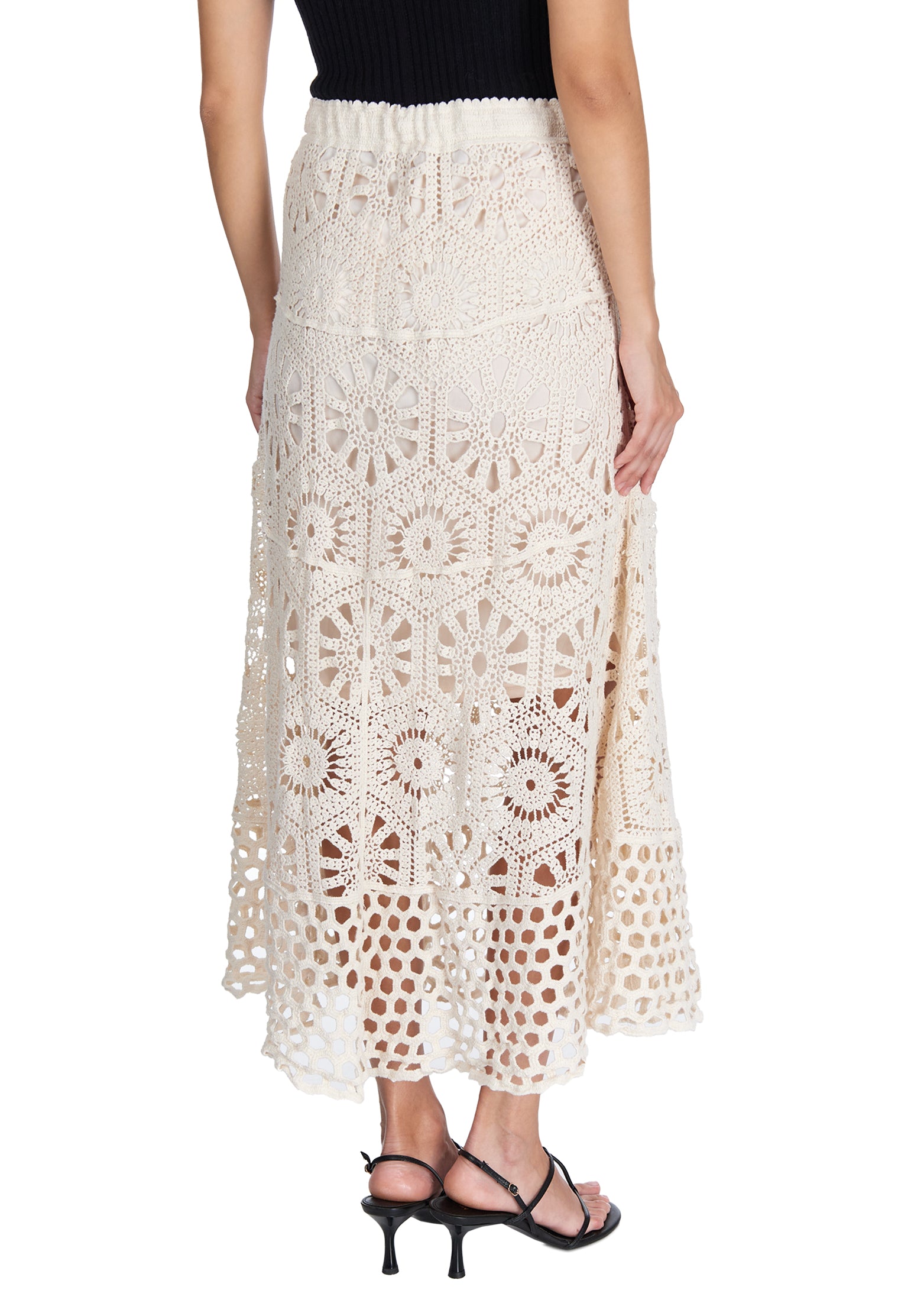 Gray Sfilato skirt - view 5