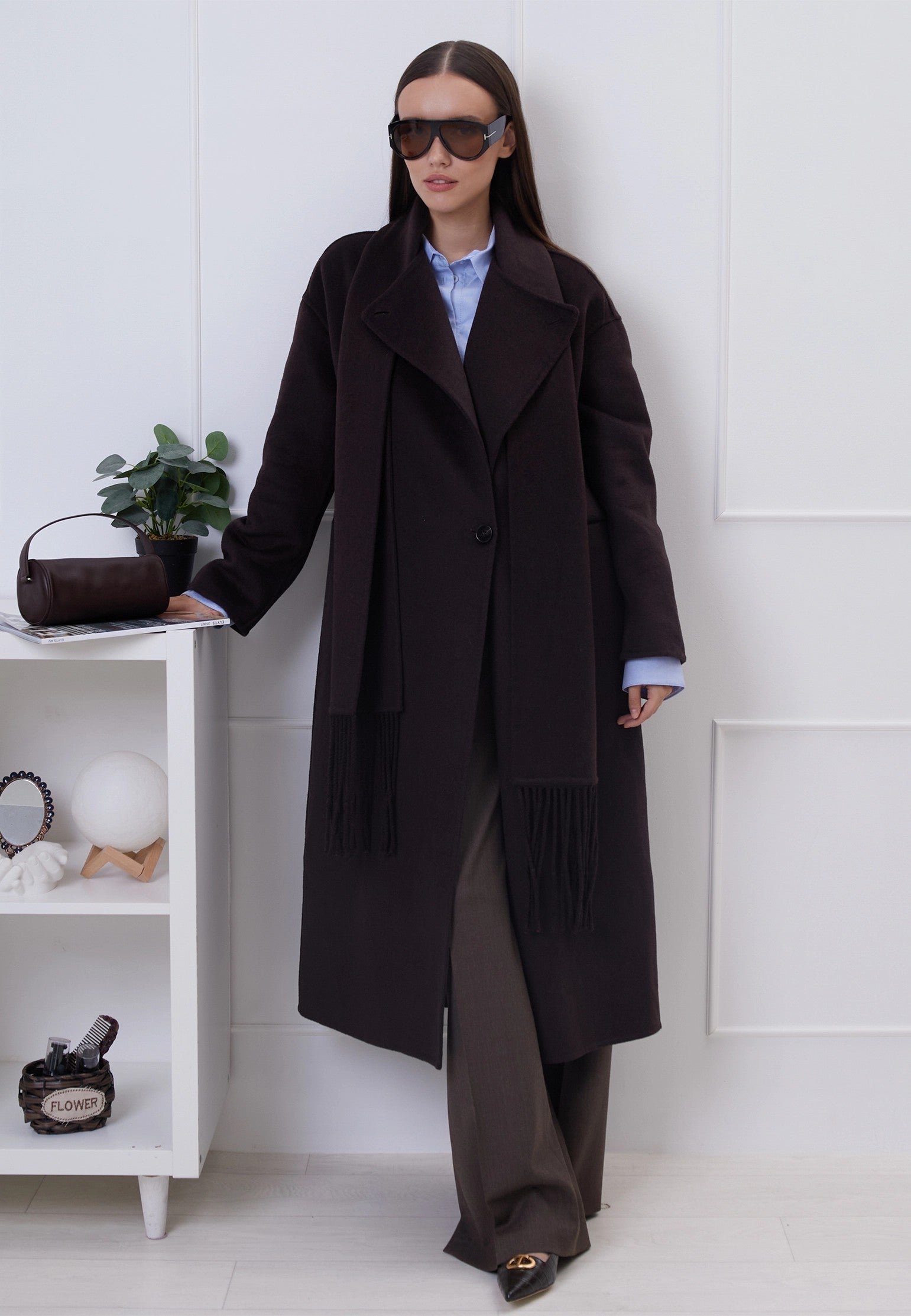 Black Sfilato coat - view 3