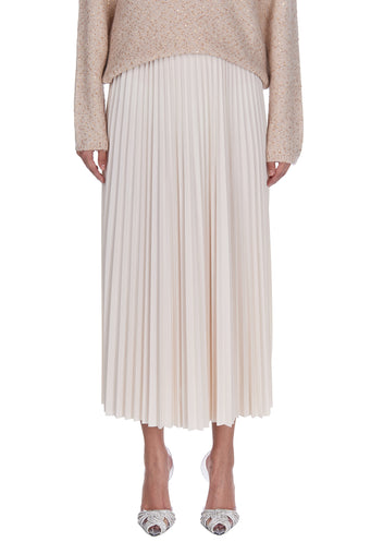 Gray Sfilato pleated skirt - view 4