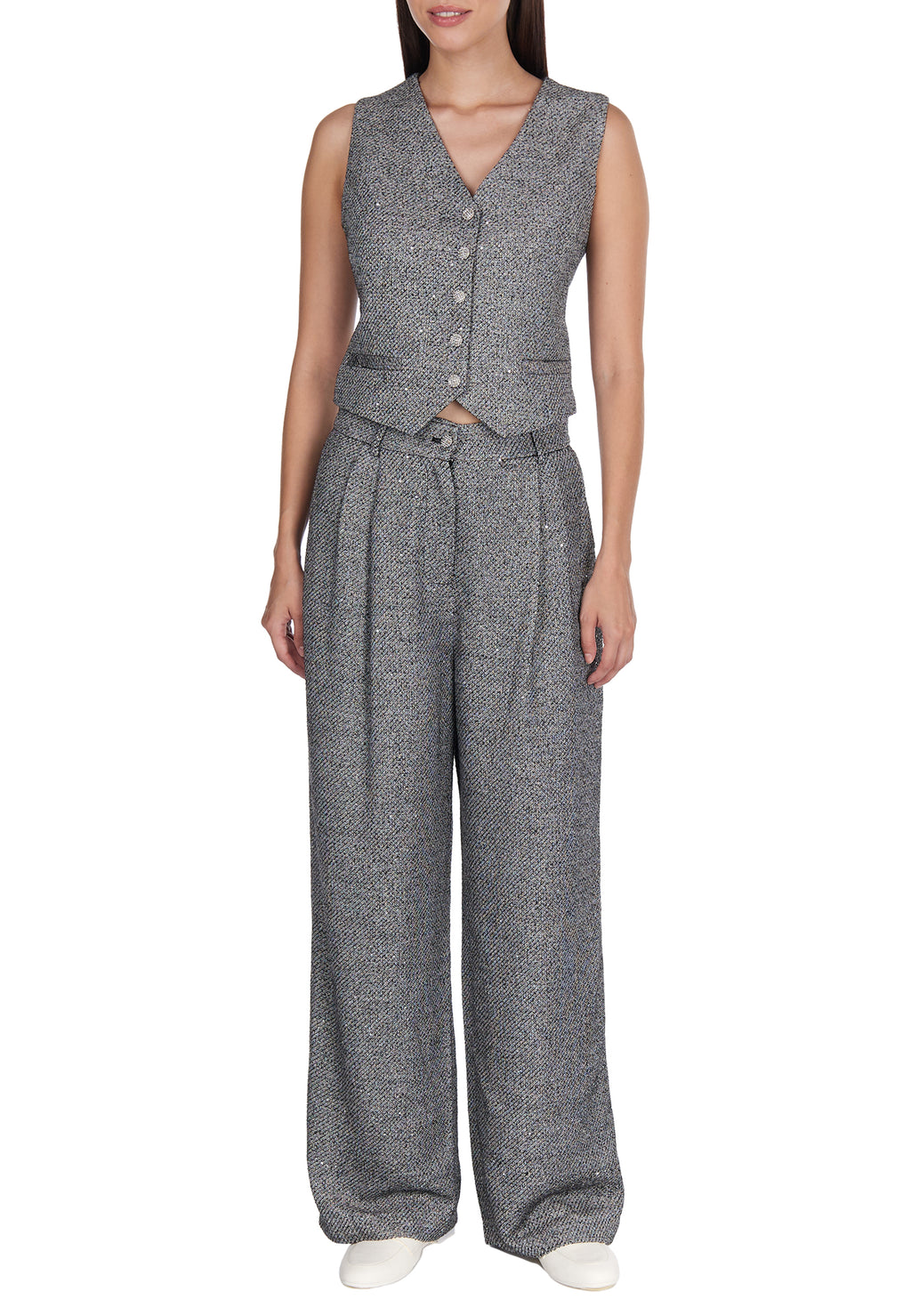 Gray Sfilato suit - view 4