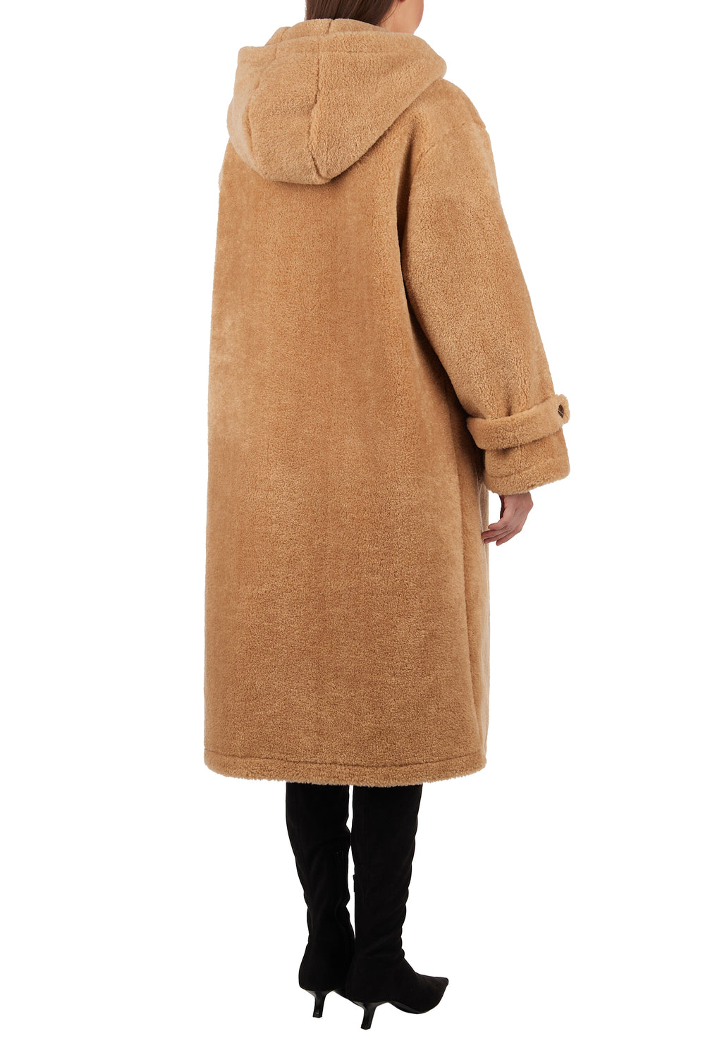 Brown Sfilato sheepskin coat - view 4