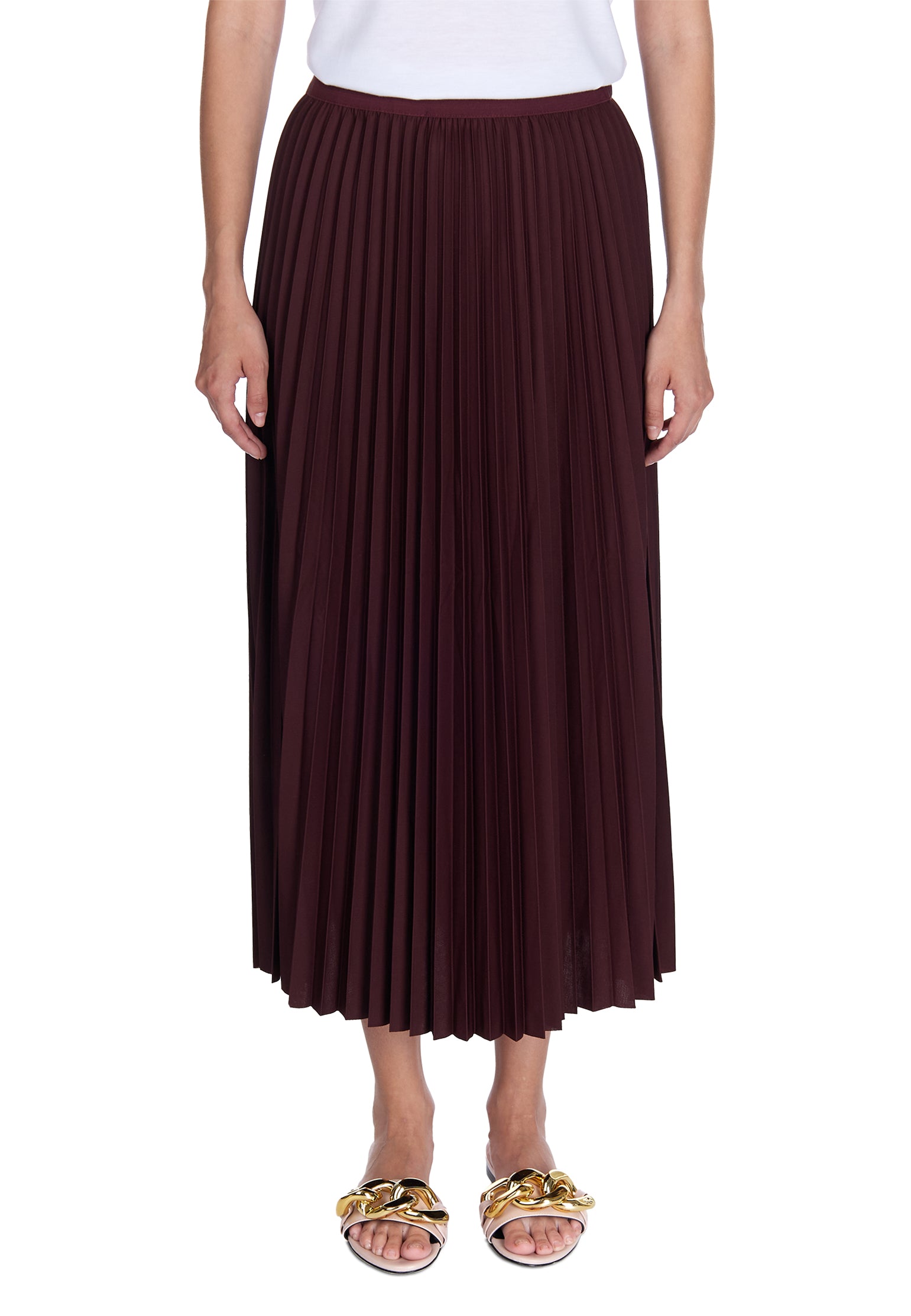 Black Sfilato pleated skirt - view 4
