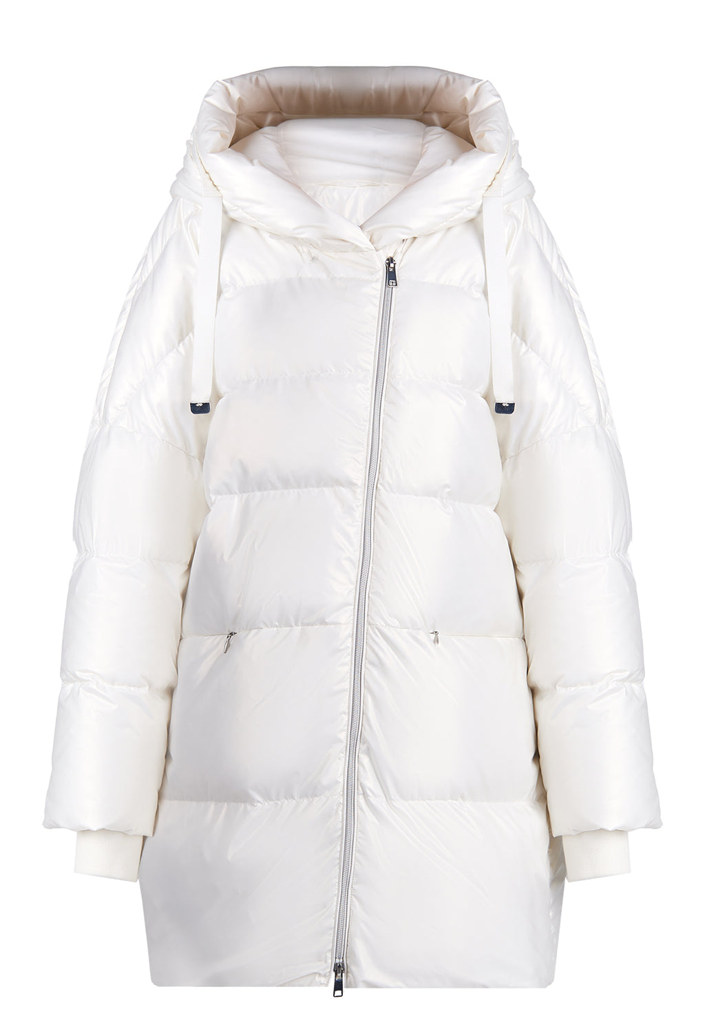White and Gray Sfilato puffer jacket - view 1