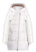 White and Gray Sfilato puffer jacket - view 1