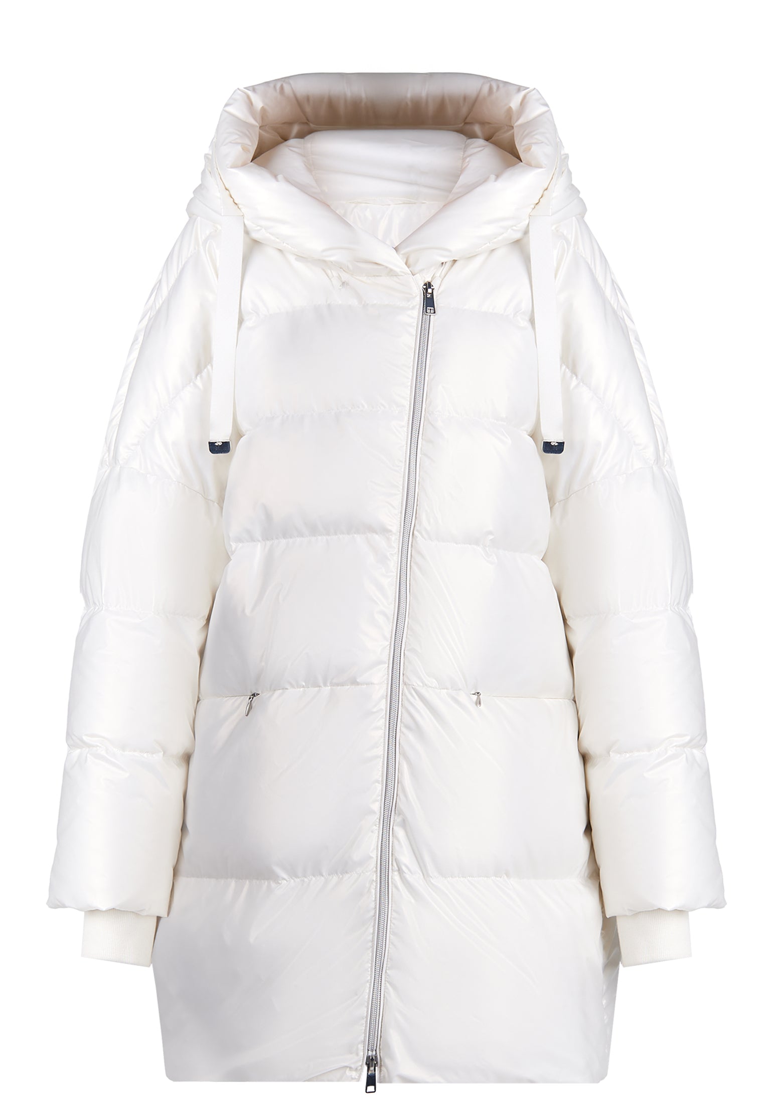 White and Gray Sfilato puffer jacket - view 1