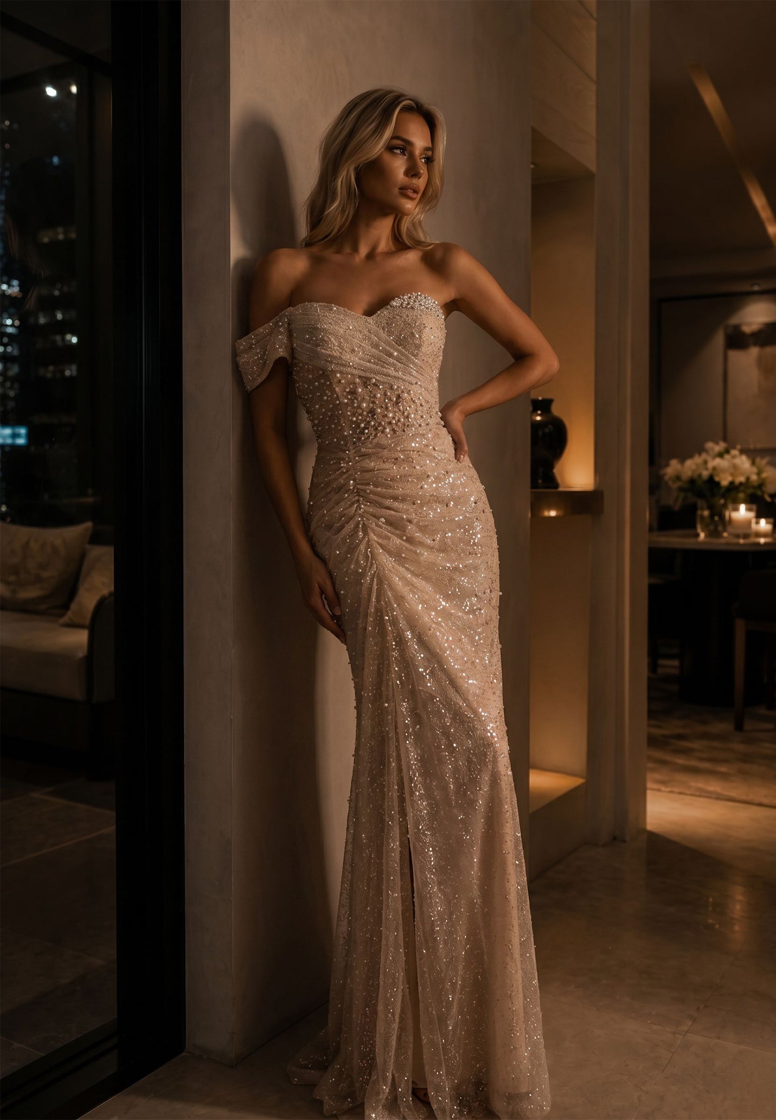 Pellegrino Dress — White