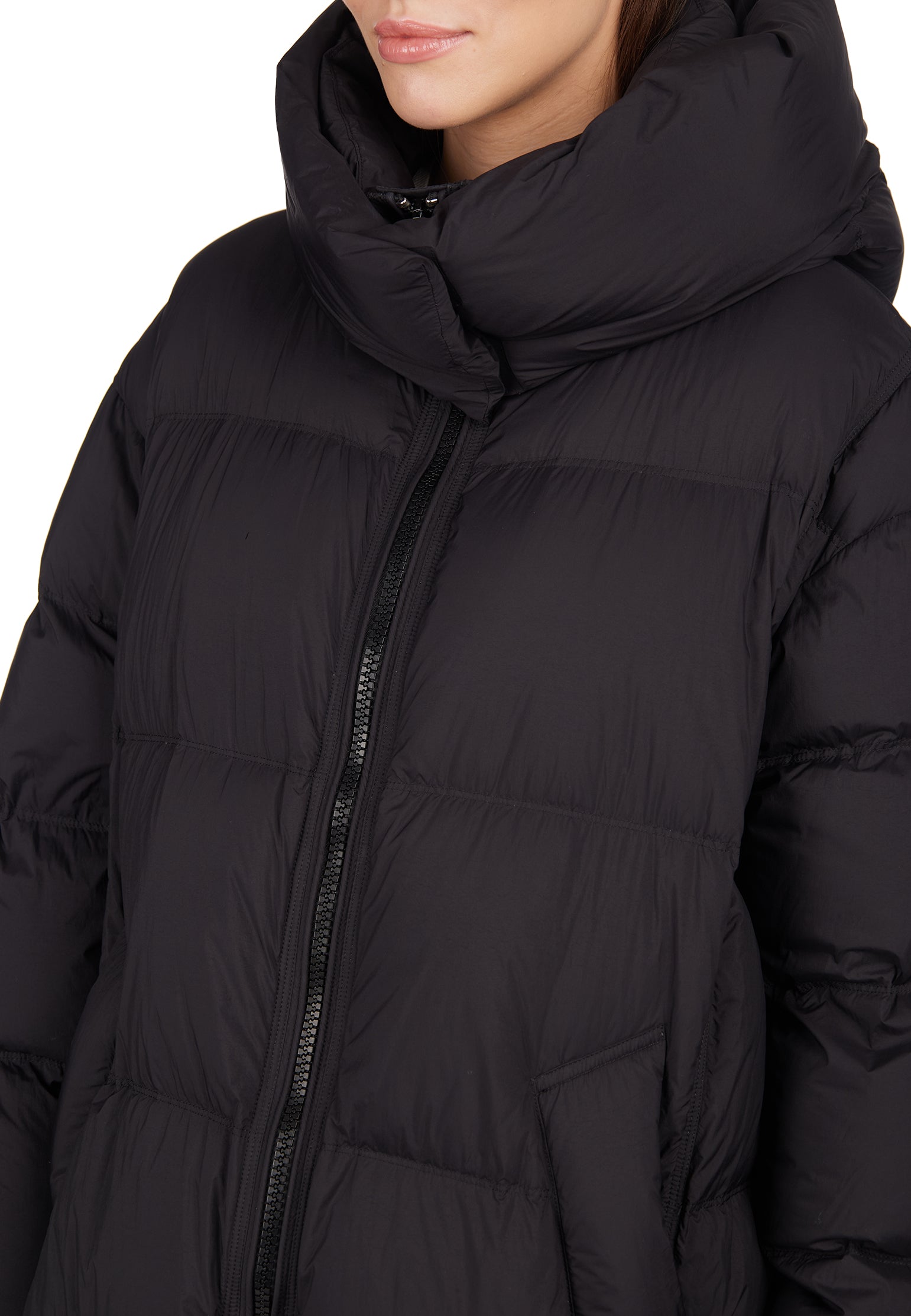 Sfilato Down Jacket ELS5528D (SMPL) — Black