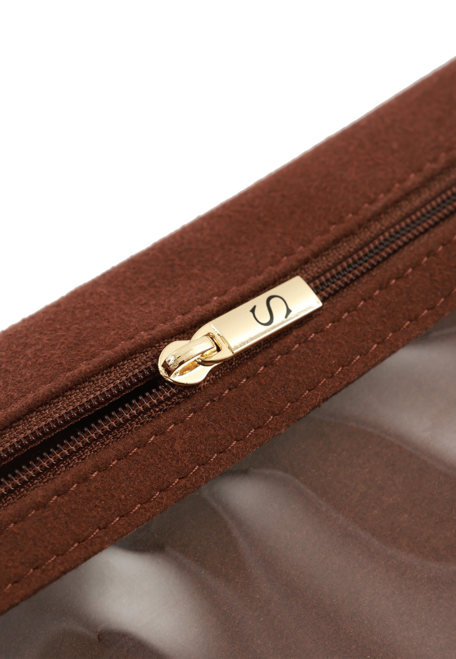 Aquara Cosmetic Bag — Brown