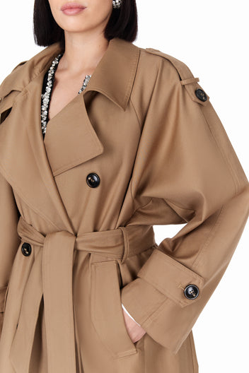 Como Trench Coat — Beige