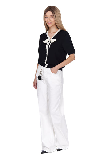 Sfilato Cardigan Kaulonia Cardigan (Sfilato118) — Black