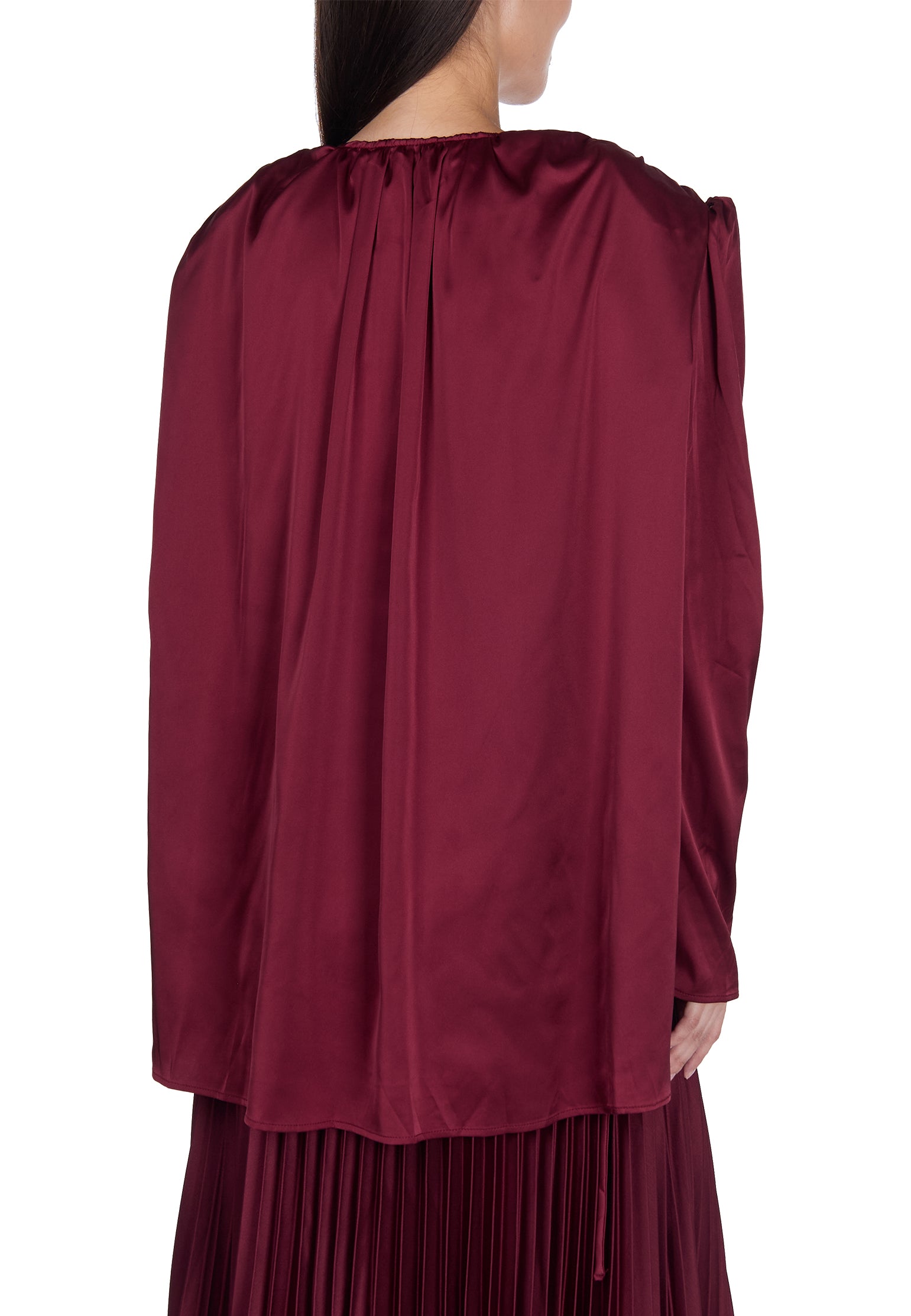Burgundy Sfilato suit - view 6