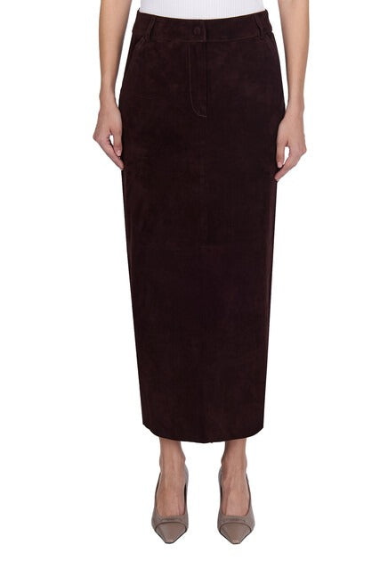 Uta Skirt — Burgundy