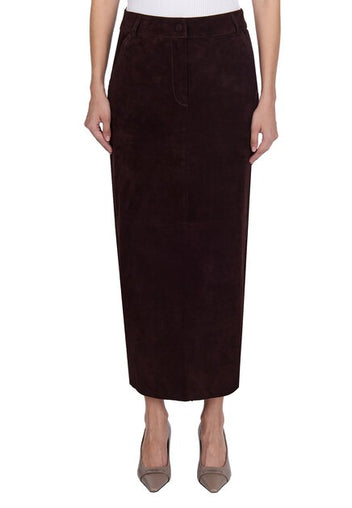 Uta Skirt — Burgundy