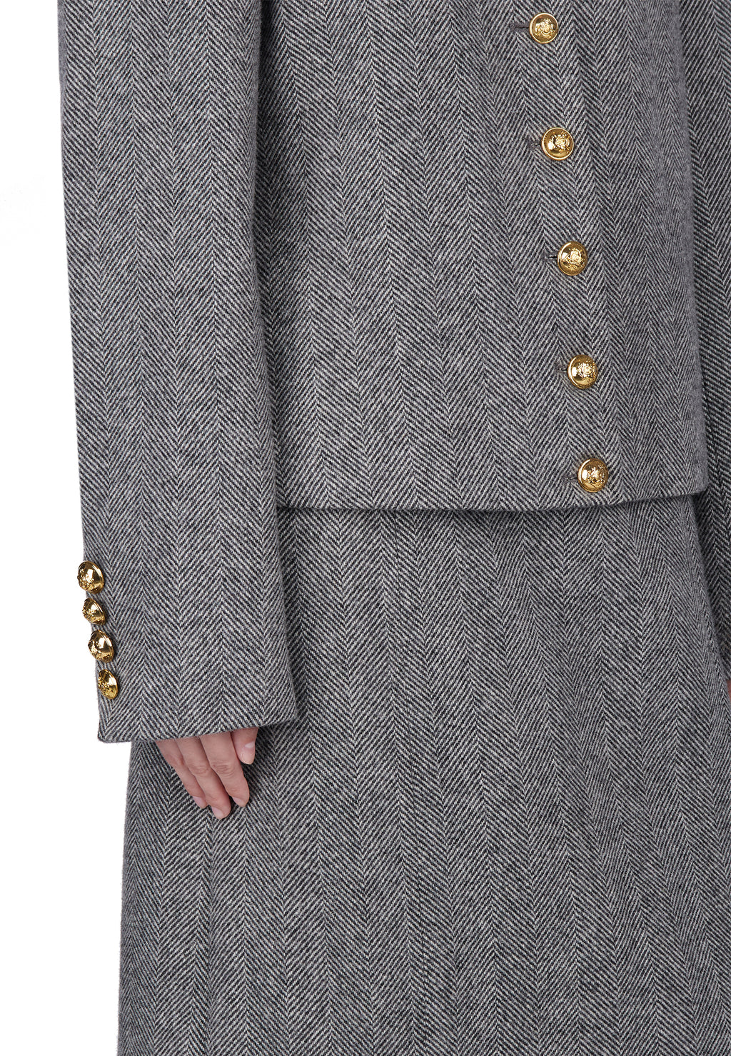 Gray Sfilato jacket - view 7