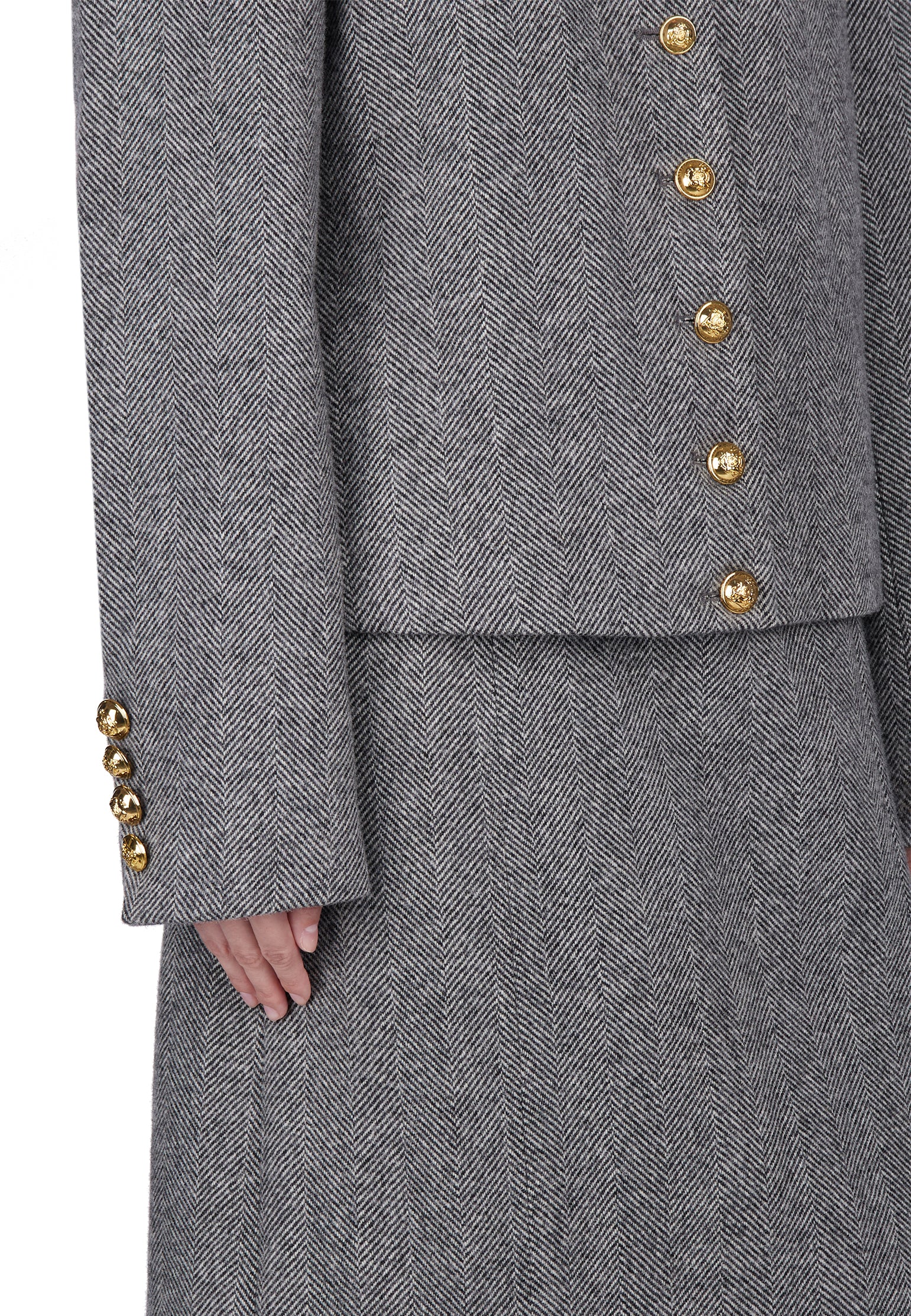 Gray Sfilato jacket - view 7