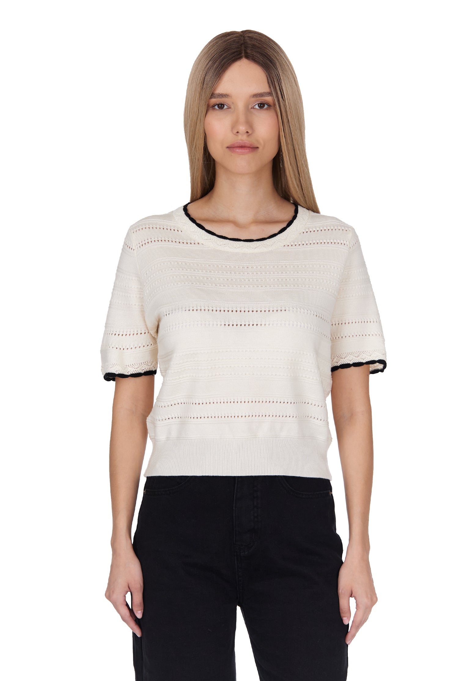 Multicolor Sfilato pullover - view 5
