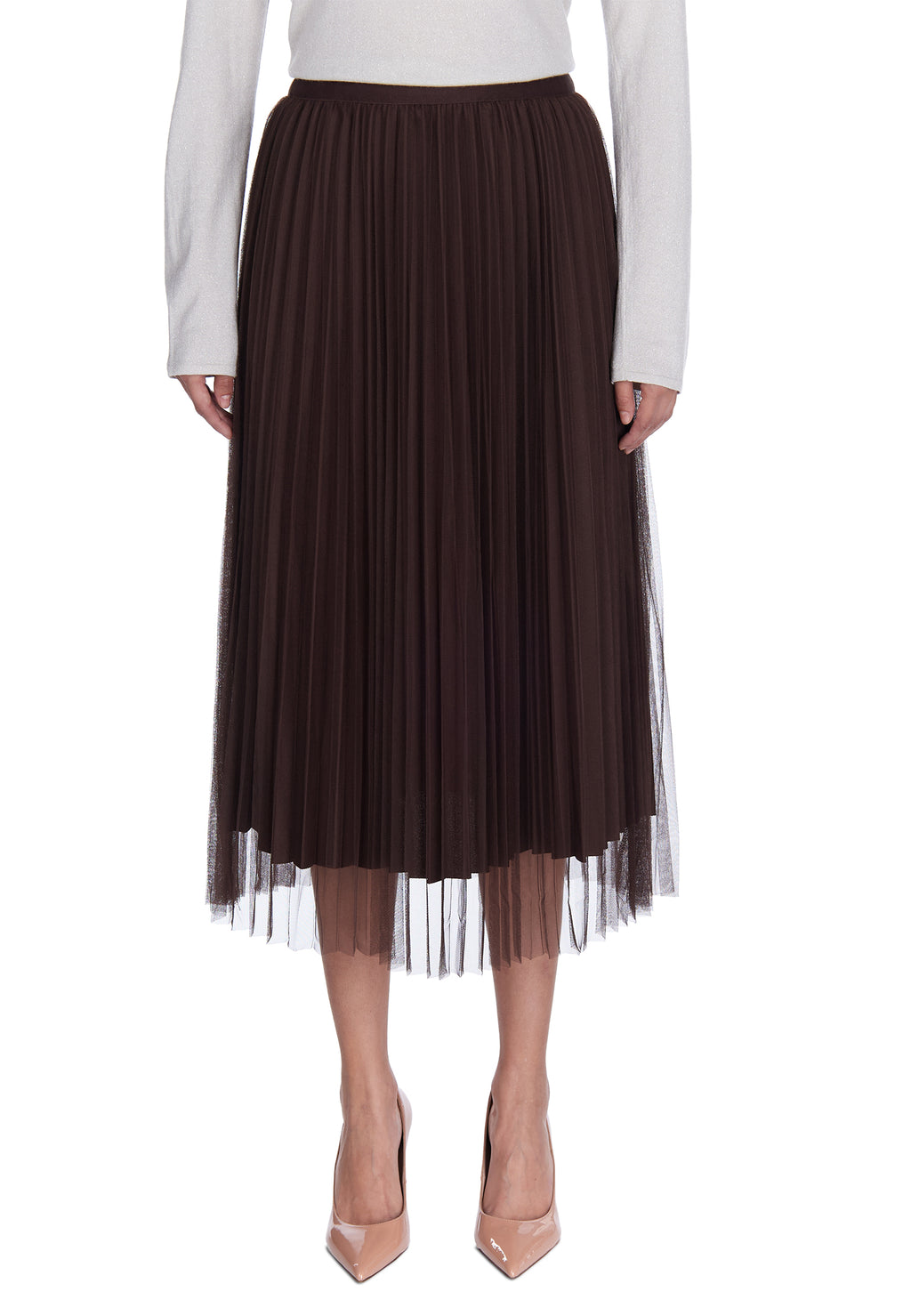 Black Sfilato tulle skirt - view 4