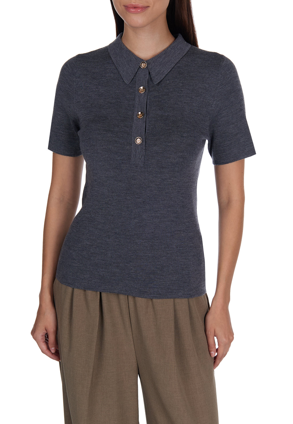 Navy Sfilato polo - view 6