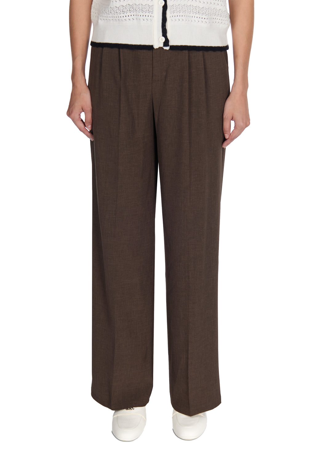 Brown Sfilato trousers - view 3