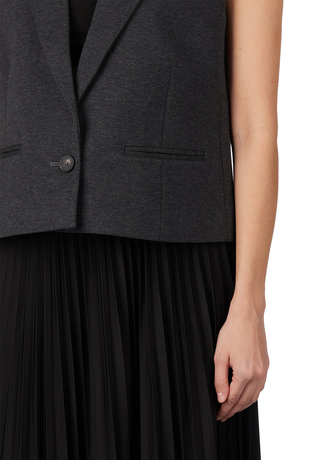 Black Sfilato pleated skirt - view 6