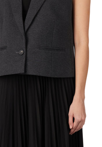 Black Sfilato pleated skirt - view 6