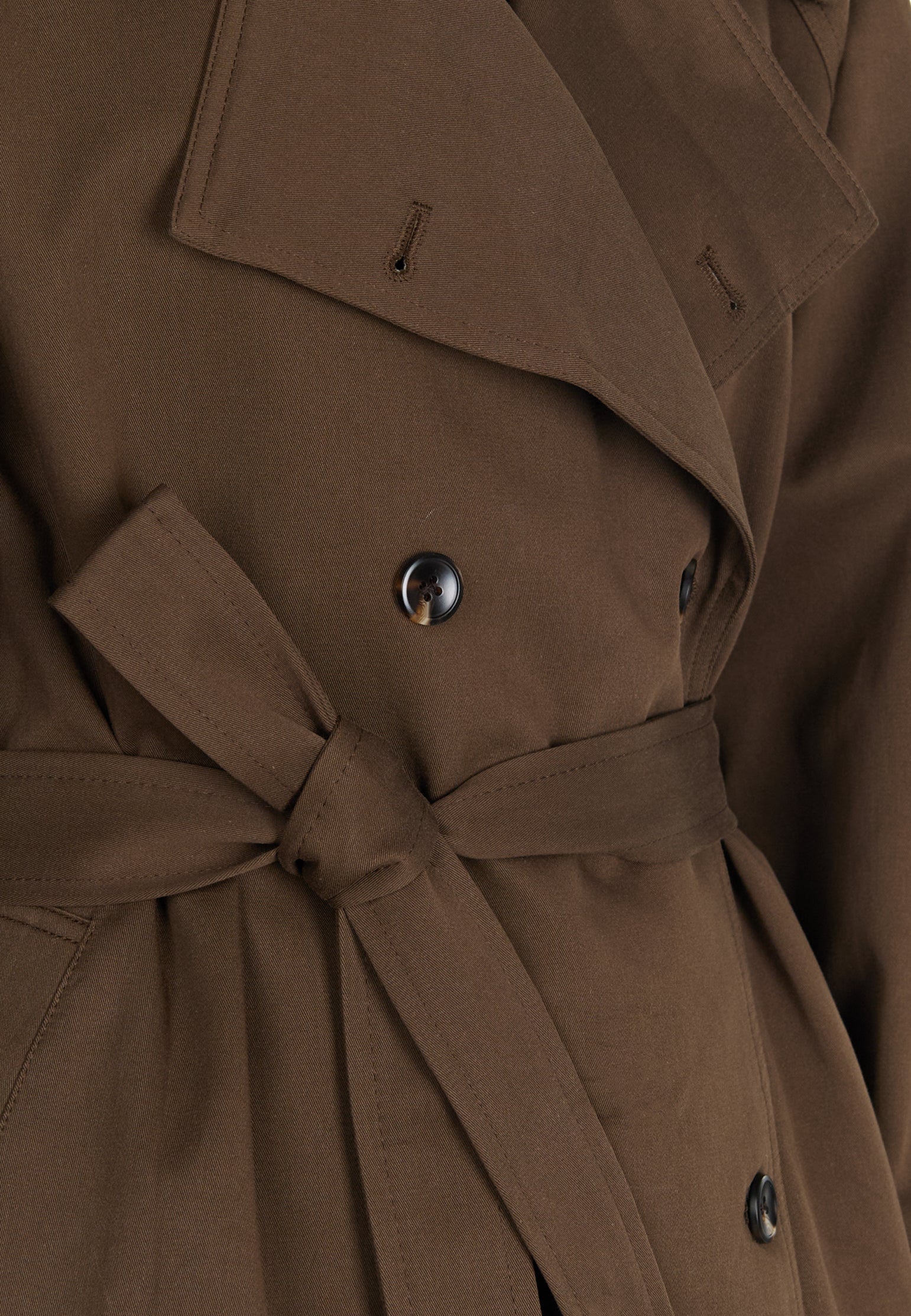 Brown Sfilato raincoat - view 5