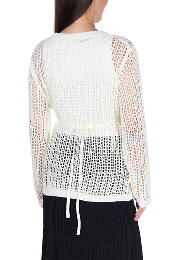 Black and White Sfilato jumper - view 4