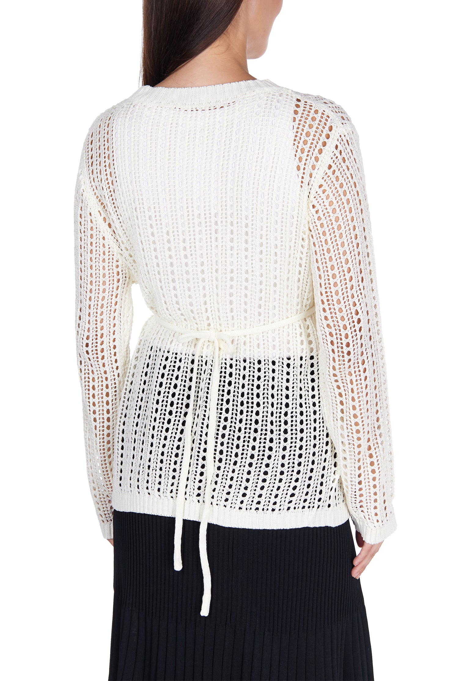 Black and White Sfilato jumper - view 4