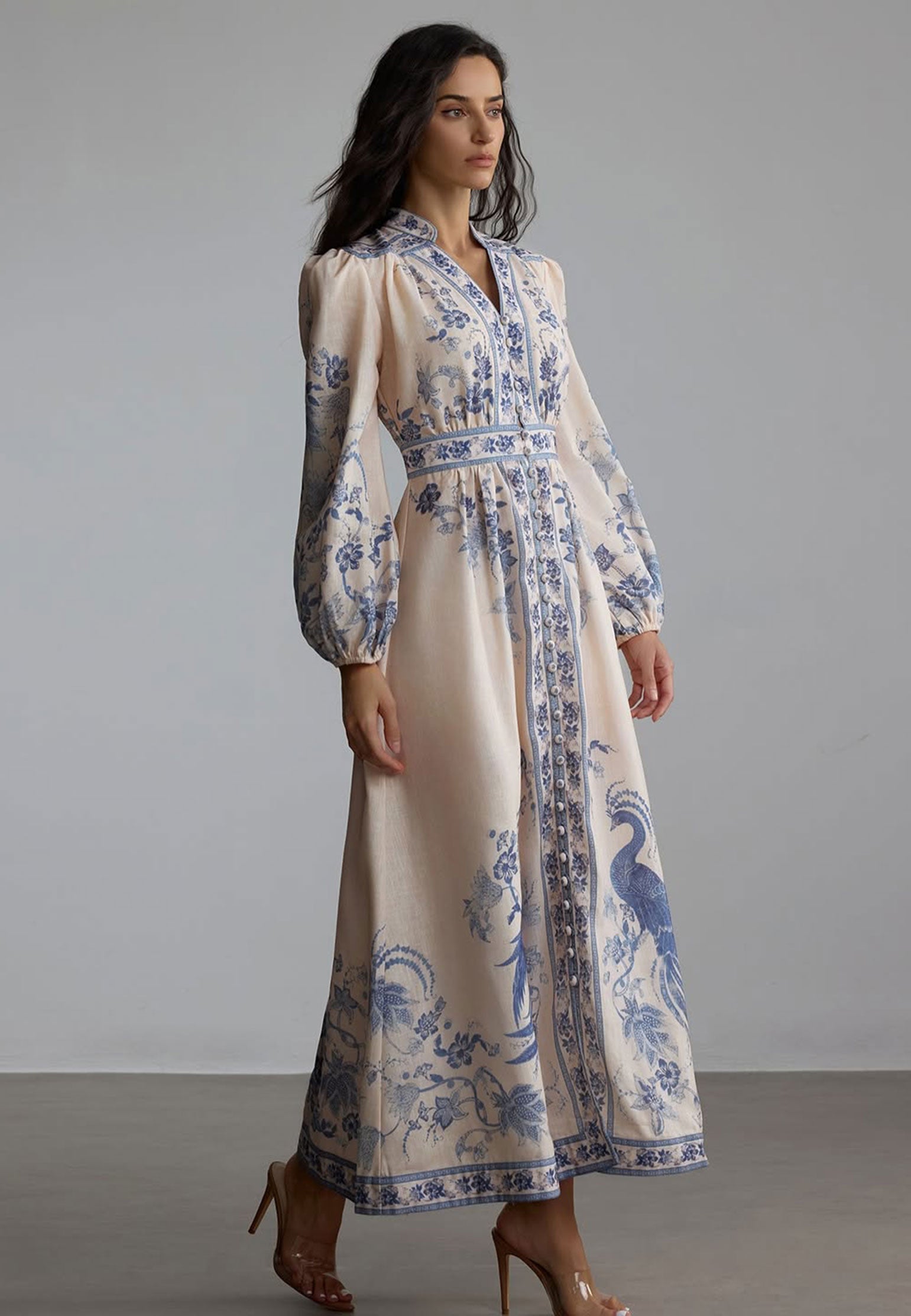 Gray Sfilato dress - view 4