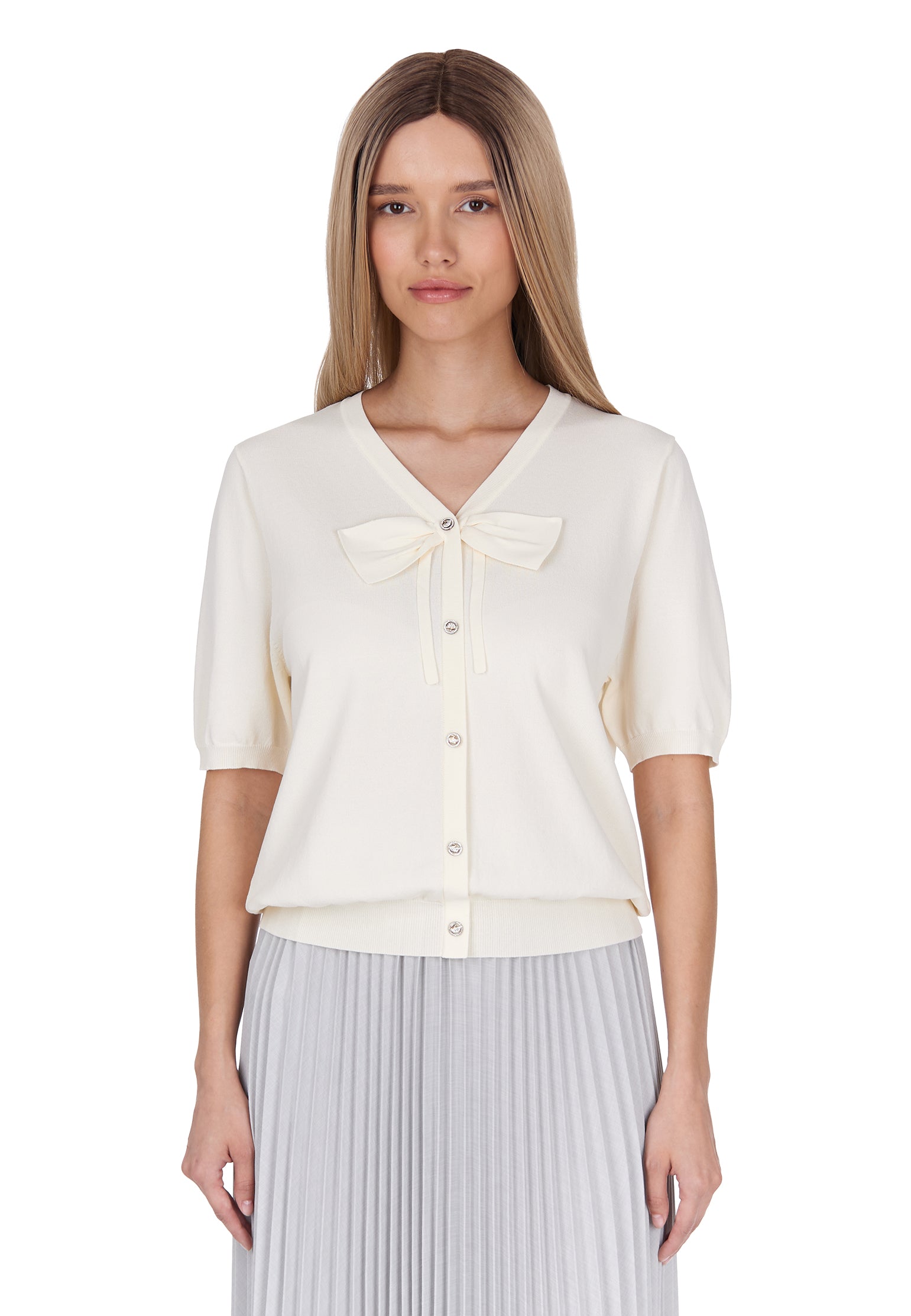 Gray Sfilato cardigan - view 5