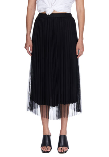 Black Sfilato tulle skirt - view 4