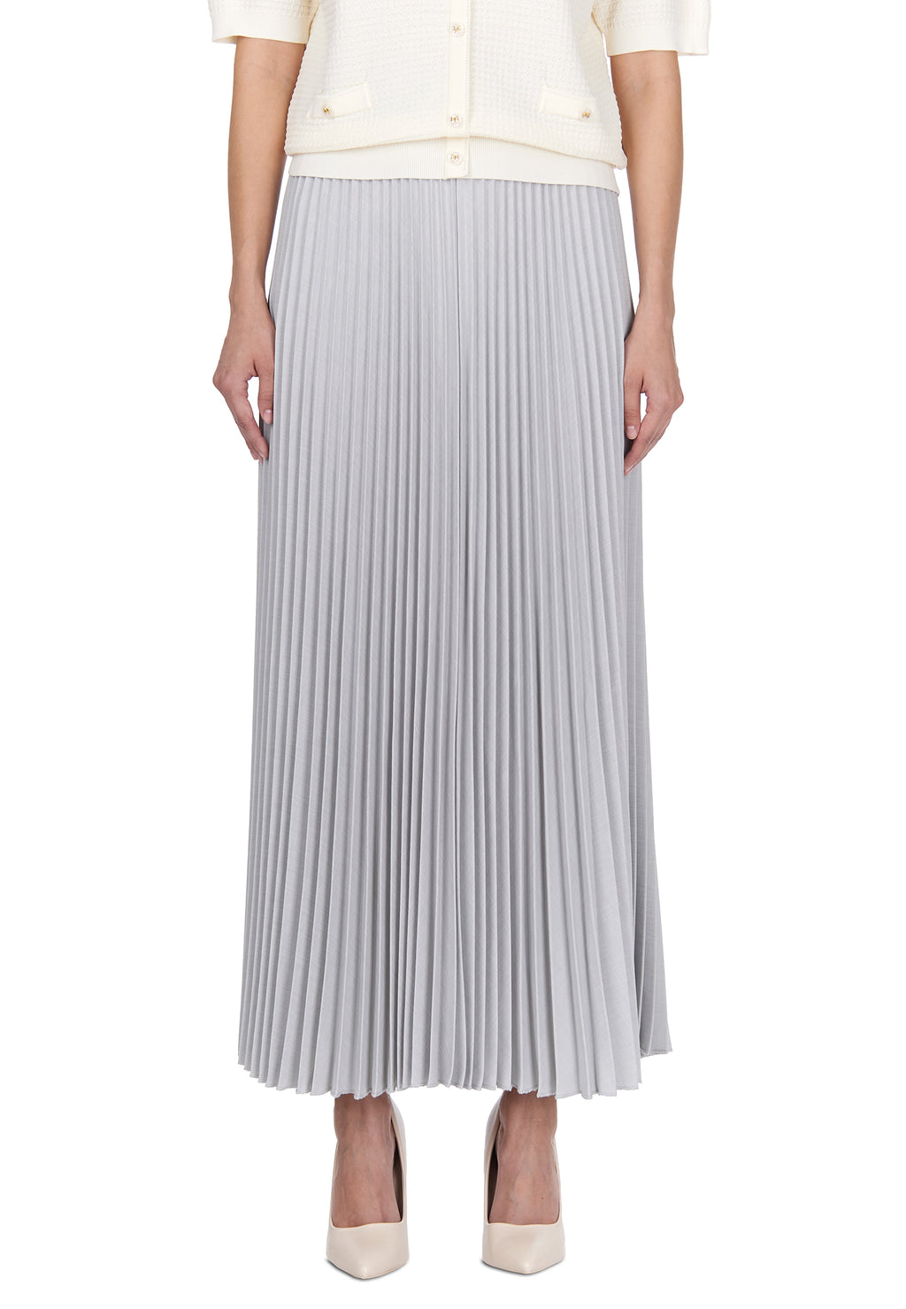Gray Sfilato skirt - view 3