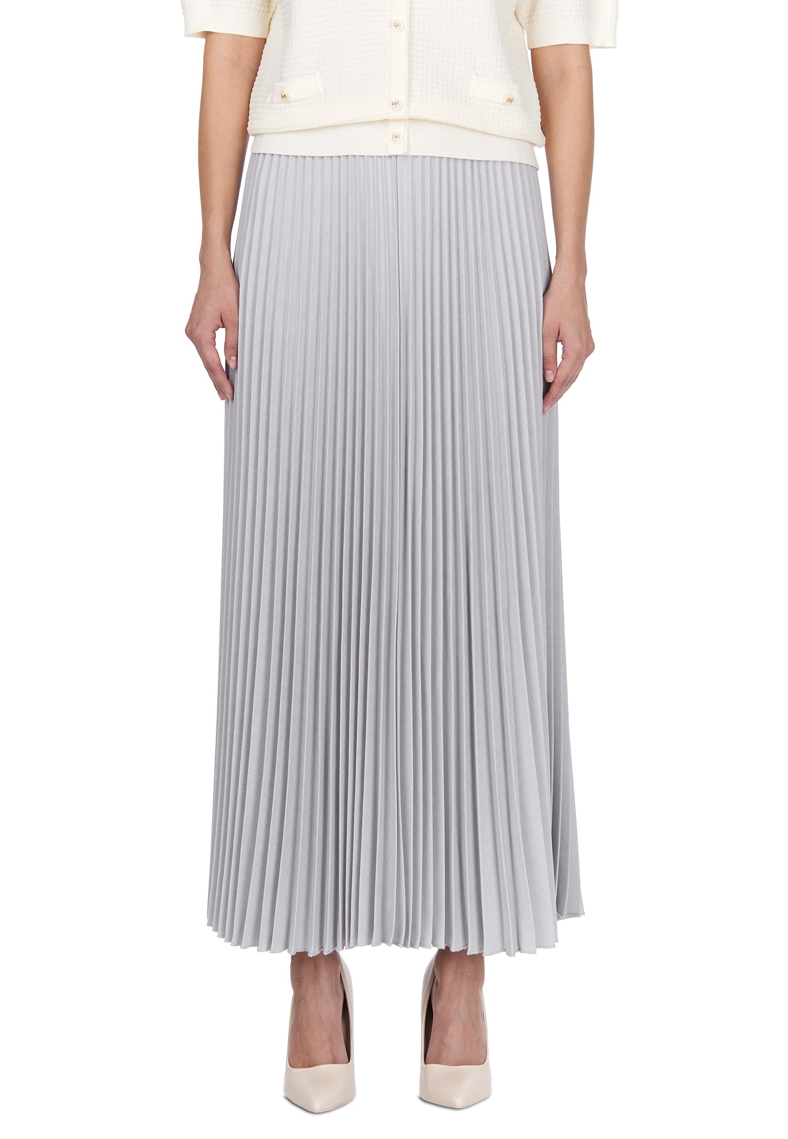 Gray Sfilato skirt - view 3