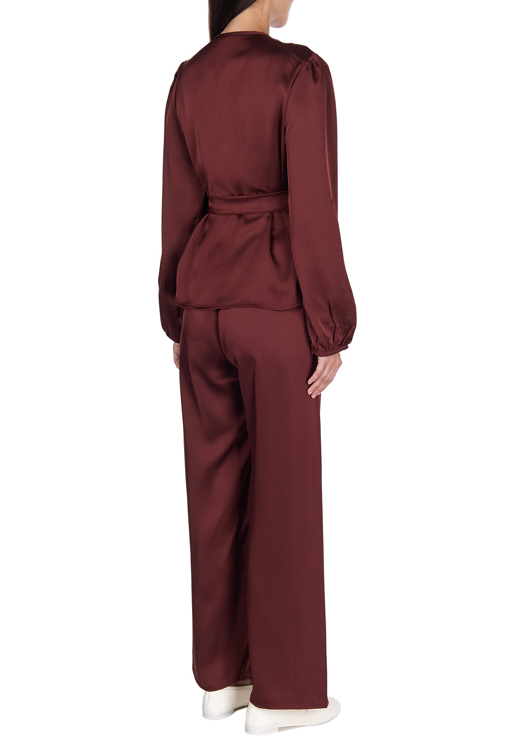 Burgundy Sfilato suit - view 5