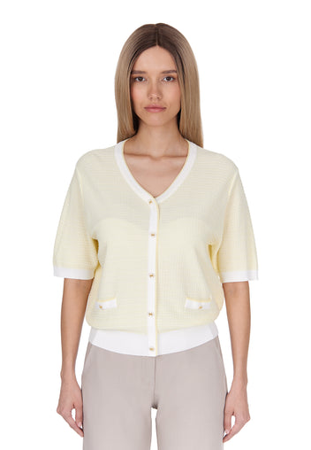 Macchia Cardigan — Yellow