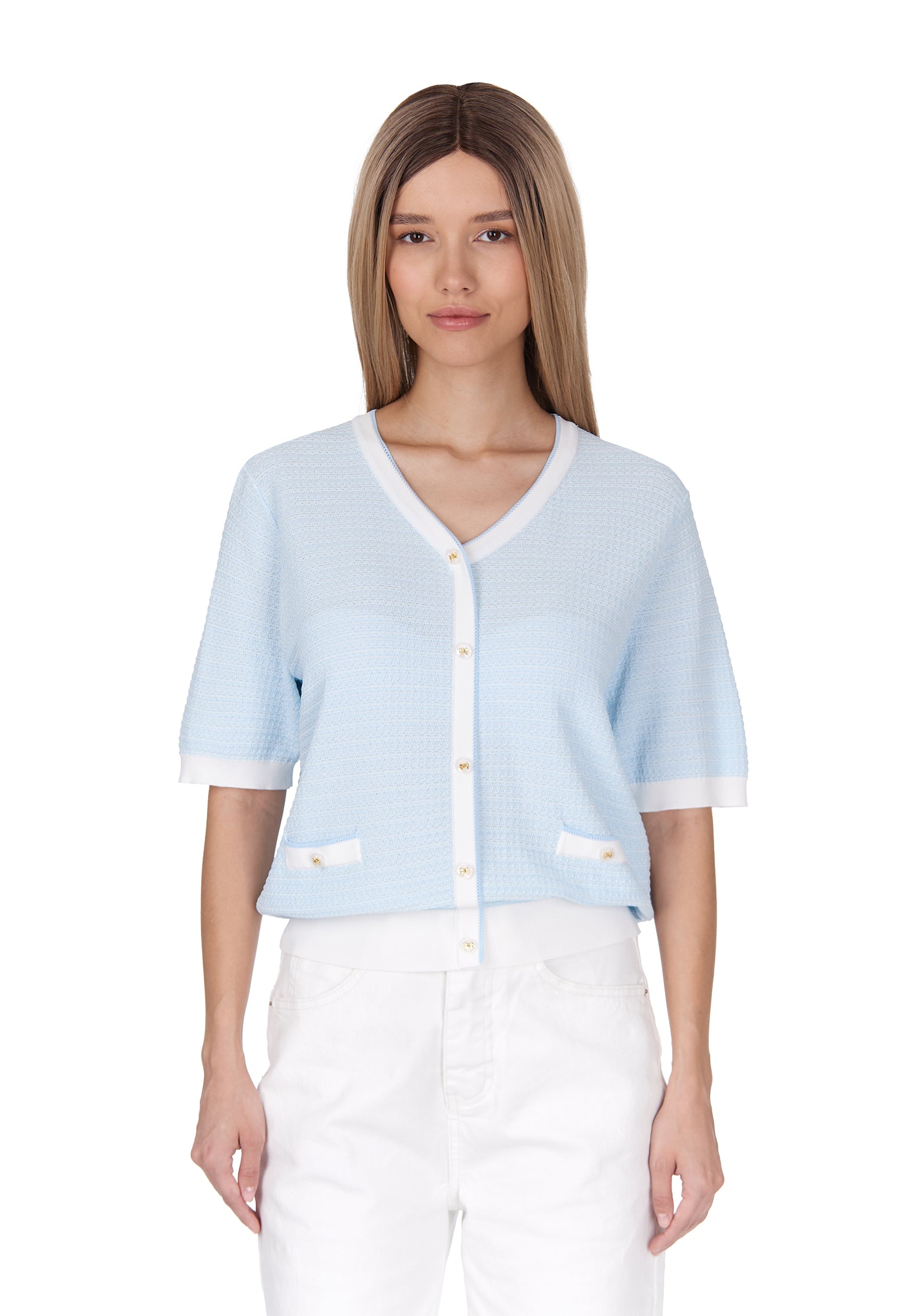 Macchia Cardigan — Light Blue