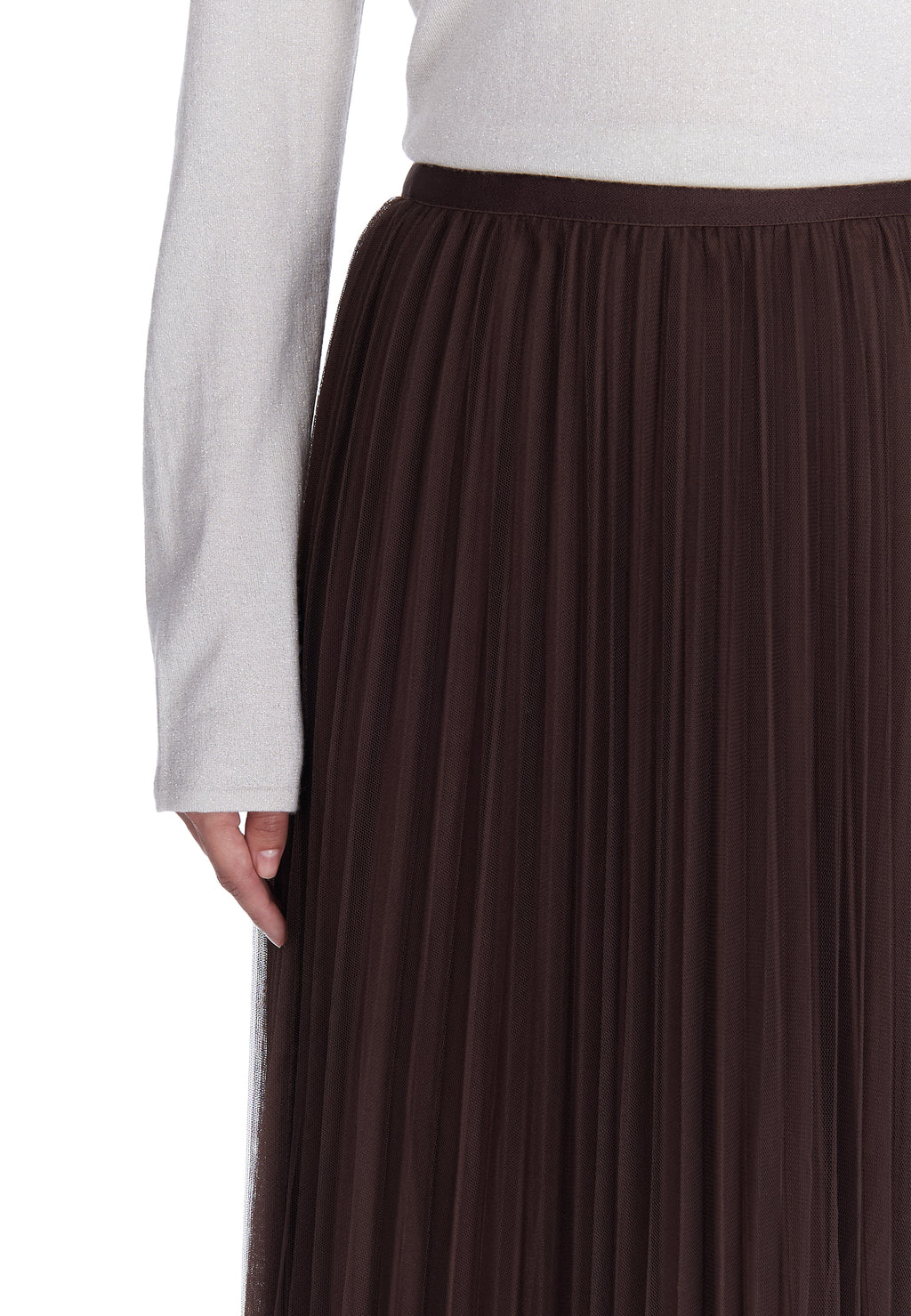 Black Sfilato tulle skirt - view 6