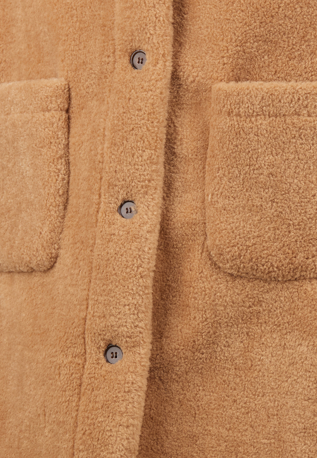 Brown Sfilato sheepskin coat - view 6