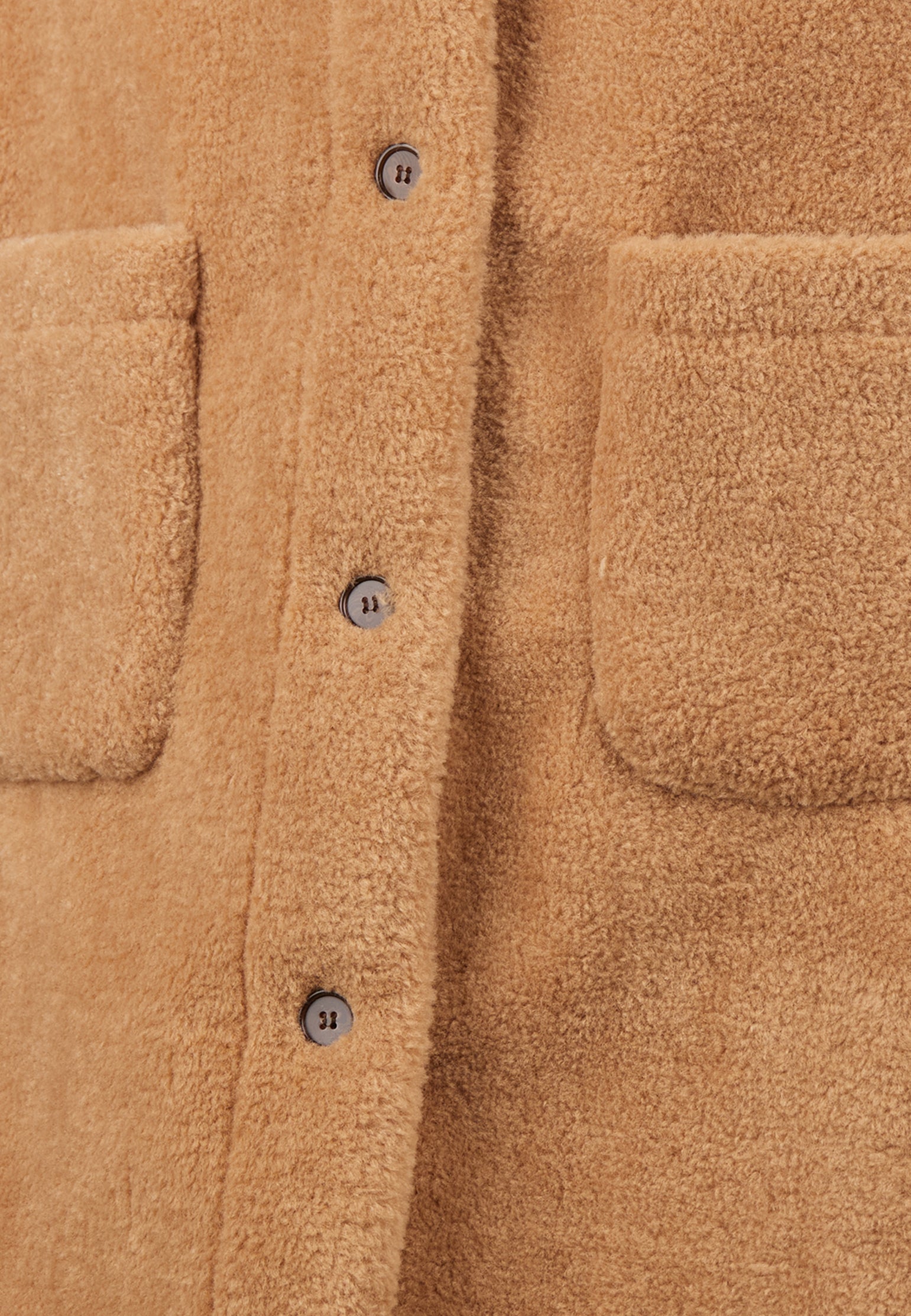 Brown Sfilato sheepskin coat - view 6