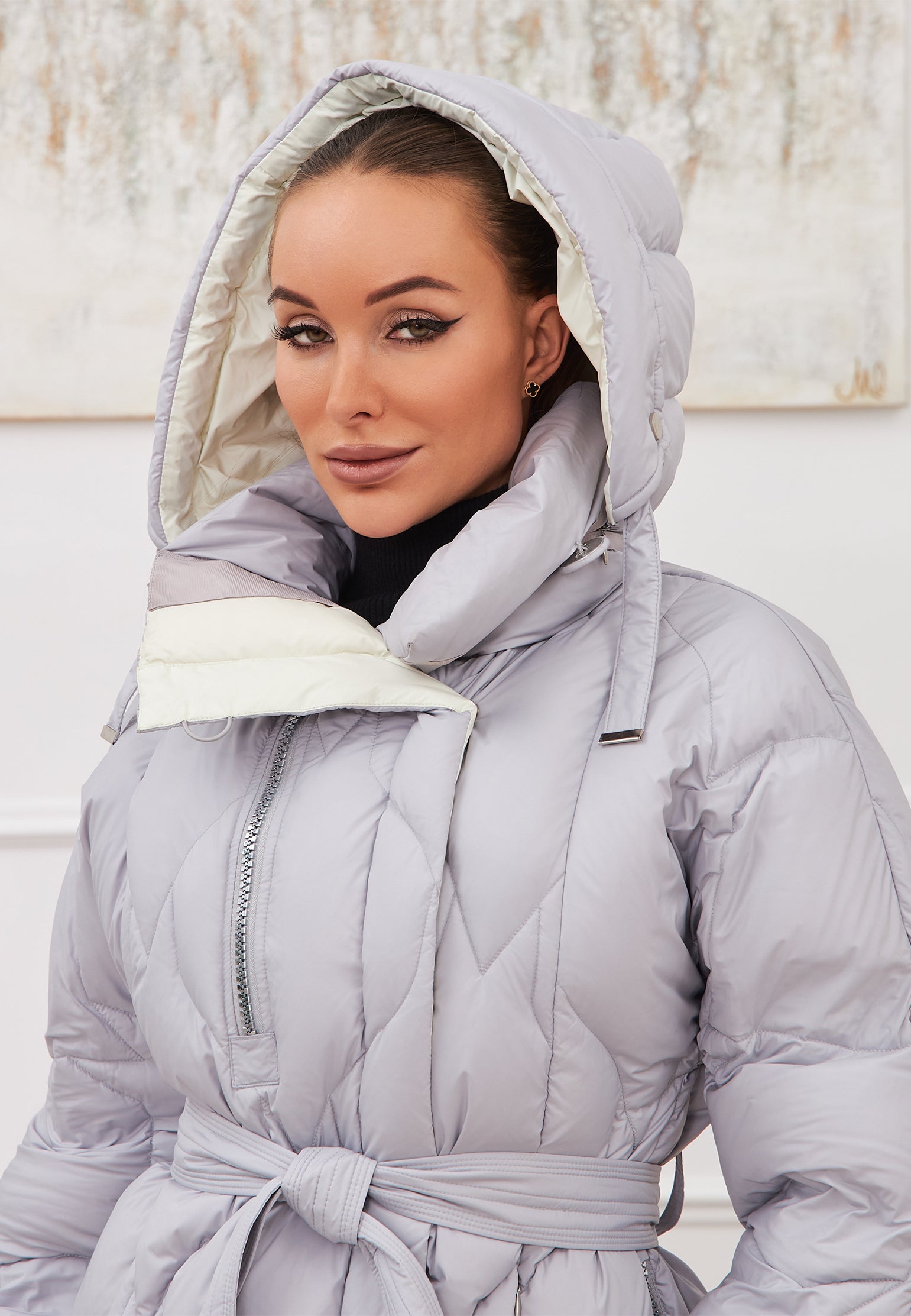 Gray Sfilato puffer jacket - view 5